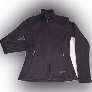 Spyder Classic Endure Black Full Zip Up Mid Weight Core Jacket Sweater XS